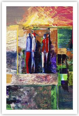 Produktbild von Poster - Poster ohne Rahmen - Abstraktion modern - 61x91,5 cm - Wand Bild - Wanddeko - Wandbilder - Kunstposter - Wandposter - Bilder - Kunstdruck - Wanddekoration - Wandbild - P2XPA61x91-3670