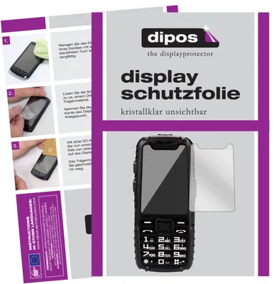 Produktbild von 2x Schutzfolie für Guophone A6 klar Displayschutzfolie Folie Display Schutz