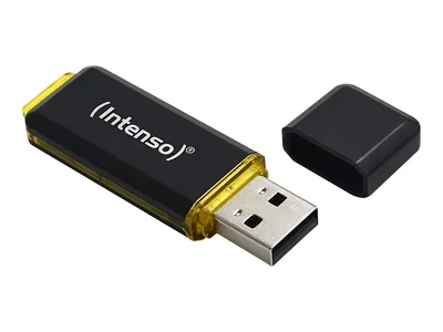 Image de Intenso High Speed Line - Clé USB à mémoire flash - 64 Go - USB 3.1 - noir, jaune