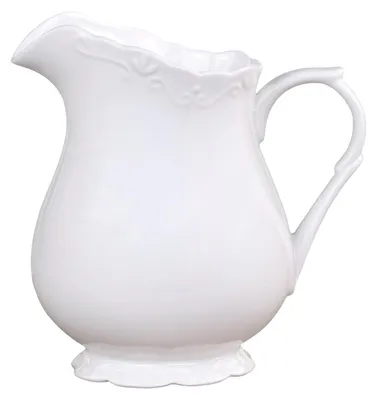 Produktbild von Chic Antique Kanne PROVENCE Porzellan Geschirr Weiß 1,1 Liter Karaffe Krug