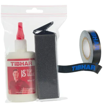 Obrázok produktu pre Sada na stolný tenis, obsahujúca 90 ml lepidla a 5 metrov hranyacej pásky