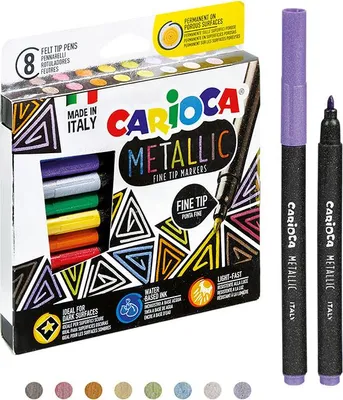 Image de Carioca Fineliner métallique One Size