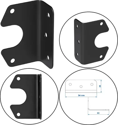 Produktbild von Steckdosenhalterung 7 und 13 polig Halter Anhänger Steckdose Halterung 9,4 x 6,3