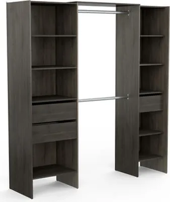 Produktbild von Kleiderschrank >Miami< in Kronberg Eiche/waterford - 192x205x50 (BxHxT)