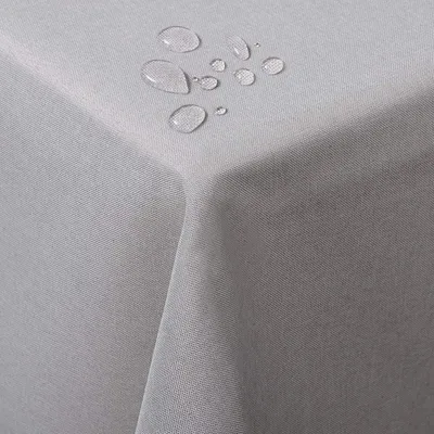 Immagine prodotto di Tovaglia rettangolare lavabile | Grigio chiaro | 130x160 cm