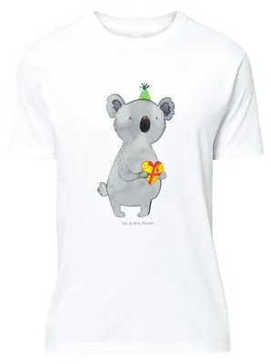 Produktbild von Mr. & Mrs. Panda Größe M T-Shirt Koala Geschenk - Weiß - Party, Shirt, mit Spruch, Geburtstag, Tshirt, Herren