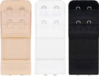 Produktbild von Go Go Gadget – Multipack-BH-Extensions – mit Gummizug – Schwarz, Beige und Weiß