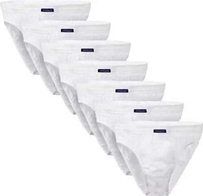 Produktbild von 7er Pack BRUBAKER Herren Slips 100% Baumwolle Weiss Gr. XL
