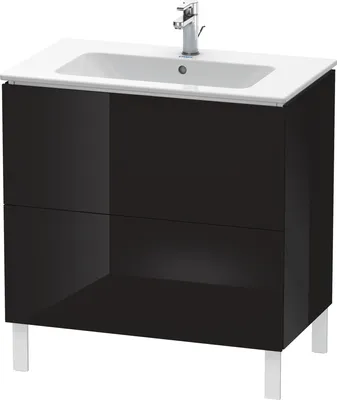 Image de Duravit L-Cube bâti-support pour lavabo à poser, 2 tiroirs, 820x704x481mm, LC662604040