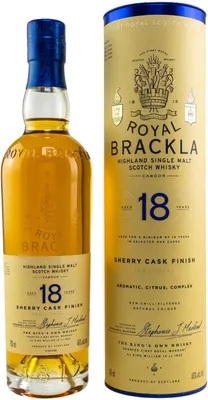 Produktbild von Royal Brackla 18 Years + Box 700ml 46% Vol.