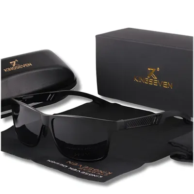 Obrázek produktu pro Pánské Polarizační Sluneční Brýle Kingseven Uv400 Set + Pouzdro