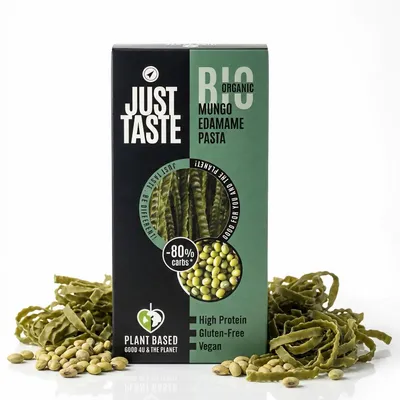Produktbild von Just Taste Mungo-Edamame Pasta (6x 250g)