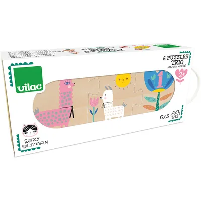 Image de Vilac Puzzle en bois mère et petit