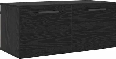 Zdjęcie produktu dla vidaXL Szafka ścienna naścienna w kolorze czarnego dębu 80 x 36,5 x 35 cm