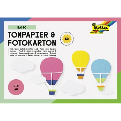 Produktbild von Tonpapier und Fotokarton Block BASIC, DIN A6