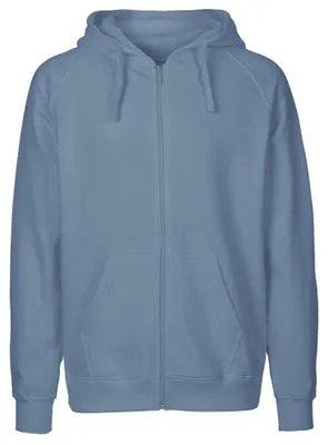 Image de Neutre - Sweat à capuche zippé pour homme LT5373 (3XL) (Bleu indigo poussiéreux)