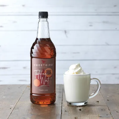 Obrázok produktu pre Kávový sirup Sweetbird Toffee Nut, 1 l