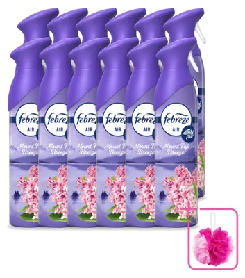 Productafbeelding van 12 x Febreze luchtverfrisser spray, Mount Fuji Breeze - 185 ml - voordeelverpakking - 12 stuks