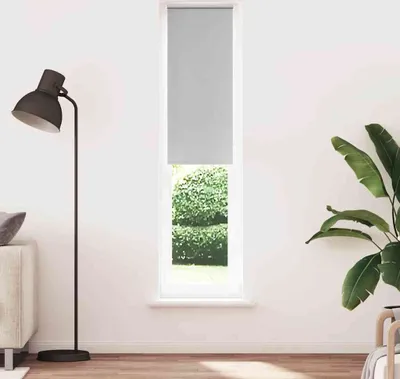 Produktbild von Verdunkelungsrollo Hellgrau 50x210 cm Stoffbreite 45,7 cm, Rollos DesignMöbel