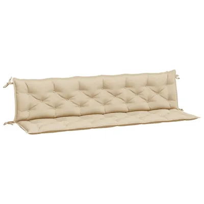 Produktbild von vidaXL Gartenbank-Auflagen 2 Stk. Beige 200x50x7 cm Oxford-Gewebe