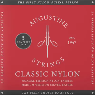 Produktbild von Augustine red - 3-er Pack, medium tension