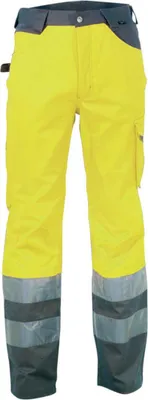 Produktbild von Cofra Warnschutzhose mit Reflexstreifen, Kurzgröße gelb 52