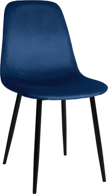 Produktbild von Esszimmerstuhl HLO-CP72 Samt blau