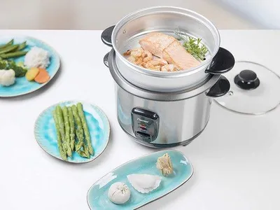 Immagine prodotto di Cuociriso e vaporiera, acciaio inossidabile, cucina