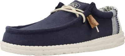 Obrázek produktu pro Hey Dude Wally Linen Natural Modrý