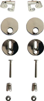 Produktbild von Primaster Metallscharnier-Set für WC-Sitze silber