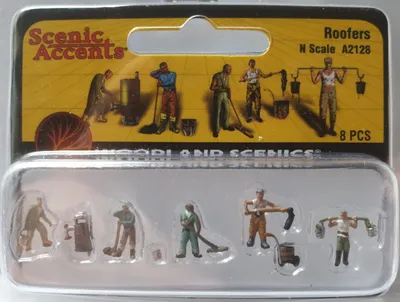 Dachdecker-Figuren Spur N 1:160, Teerkoker, 1 Stück