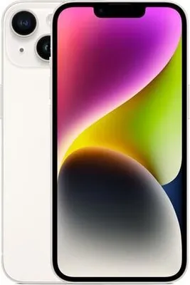 Produktbild von Apple iPhone 14, 15,5 cm (6.1 Zoll), 2532 x 1170 Pixel, 128 GB, 12 MP, iOS 16, Weiß