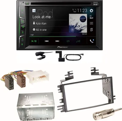Produktbild von Pioneer AVH-A3200DAB Bluetooth Digitalradio Einbauset für Kia Sportage JE Rio JB