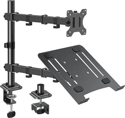 Produktbild von Laptop-Schutzsleeve, Monitorhalterung, 13-27 Zoll, VESA 75x75-100x100mm, für 15,6 Zoll Laptops