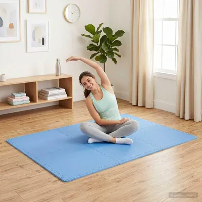 Produktbild von vidaXL Bodenmatten 6 Stk. 2,16 m² EVA-Schaumstoff Blau