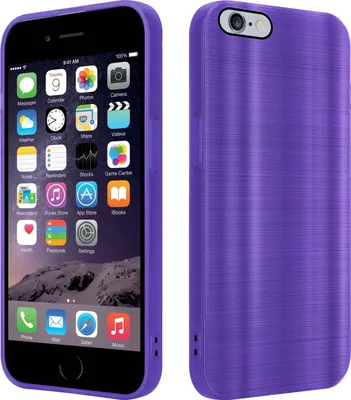 Produktbild von Cadorabo Hülle für Apple iPhone 6 PLUS / 6S PLUS Schutz Hülle in Lila Handyhülle TPU Silikon Etui Case
