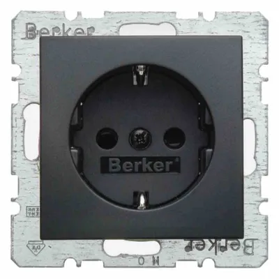 Produktbild von Berker 47231606 - Typ F - Anthrazit - Thermoplast - IP20 - 250 V - 16 A