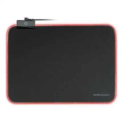 Zdjęcie produktu dla Mars Gaming MMPRGBL, Czarny, Monochromatyczny, Nylon, Zasilane prze USB, Podkładka antypoślizgowa, Podkładka dla graczy