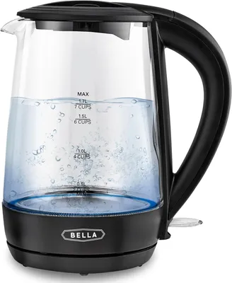Productafbeelding van bella Elektrische waterkoker, 1,7 liter – Draagbare, draadloze waterkoker met LED-kleurverandering