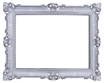 Zdjęcie produktu dla Barokowe lustro ścienne z ornamentami 90 x 70 cm w kolorze srebrnym