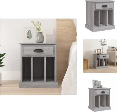 Produktbild von vidaXL Nachttisch Grau Sonoma 43x36x50 cm -  Nachttische