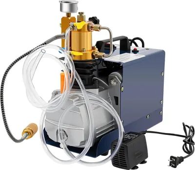 Produktbild von PCP Hochdruck-Luftkompressor - Leichtversion, manuelle Abschaltung - 1800 W - 220 V - Wasserkühlung - Kupfermotor - Zweistufige Kompression