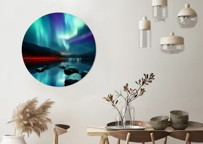 Produktbild von MuchoWow® - Tapetenkreis - Wandbild rund - Schlafzimmerdekoration - Wanddeko - runde Tapete - Kunst für zu Hause