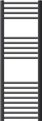 Zdjęcie produktu dla LuxeBath grzejnik łazienkowy Sahara, 400x1200 mm, antracyt, prosty z podłączeniem bocznym, bez elementu grzejnego