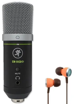 Productafbeelding van Mackie USB-microfoon EM-91CU+ Plus met in-ear hoofdtelefoon