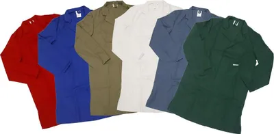 Produktbild von Herren Berufsmantel Arbeitskittel Kittel Mantel 3/4 lang Baumwolle/Polyester, Farbe:Dessin 4, Größe:46