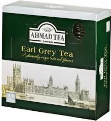 Produktbild von Ahmad Tea - Earl Grey Schwarzer ALU -Beutel- Tee 100 St.