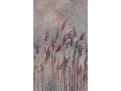 Produktbild von Fototapete - Reed Abstract 150x250cm - Vliestapete