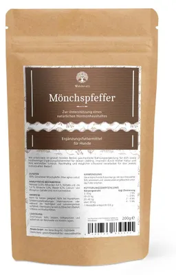 Produktbild von Waldkraft Mönchspfeffer für Hunde 200 g