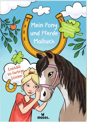 Produktbild von Mein Pony und Pferde Malbuch